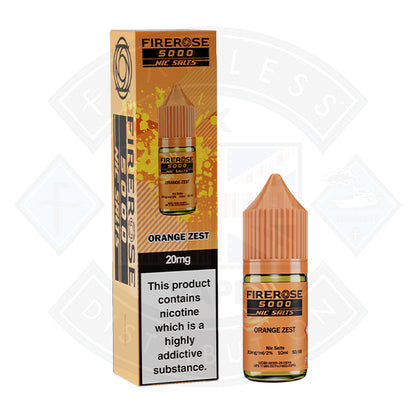 Firerose 5000 Orange Zest Nic Salt 10ml by Elux