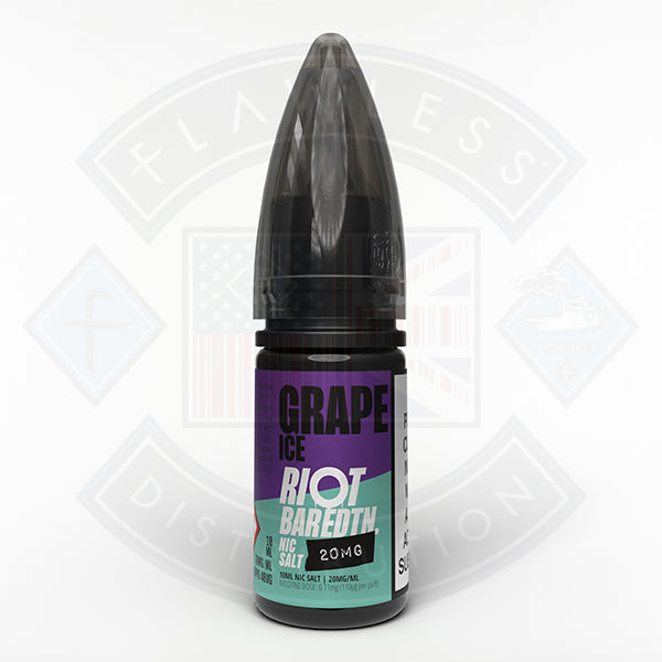 Riot Squad Bar EDTN Salt 10ml Grape Ice - 5mg - Flawless Vape Shop