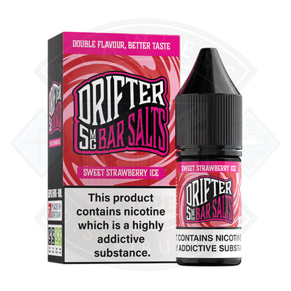 Drifter Bar Salts - Sweet Strawberry Ice Nic Salt 10ml - 10mg - Flawless Vape Shop
