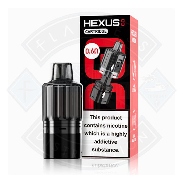 Hexus Go Replacement Pod - 0.6ohm - Flawless Vape Shop