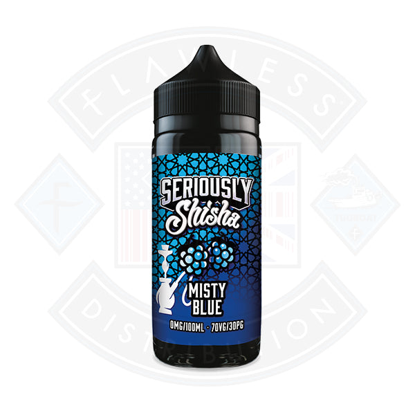 Doozy Vape Seriously Shisha Misty Blue 100ml Shortfill - Flawless Vape Shop