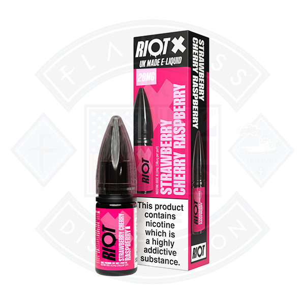Riot X Salt  10ml Strawberry Cherry Raspberry