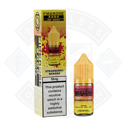 Firerose 5000 Strawberry Banana Nic Salt 10ml by Elux