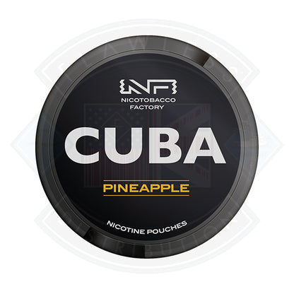 CUBA Black Nicotine Pouch - 43mg / Banana Hit - Flawless Vape Shop