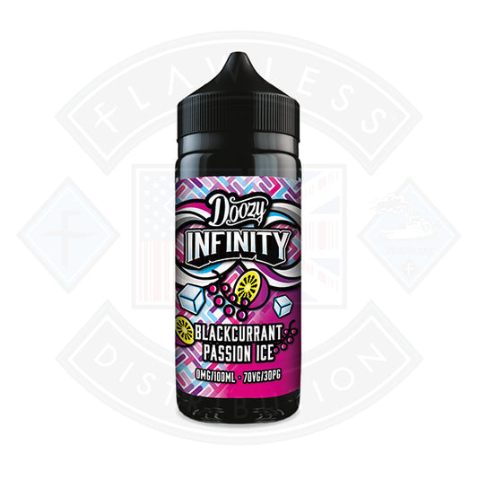 Doozy Vape Infinity 70/30 0mg 100ml Shortfill Blackcurrant Passion Ice