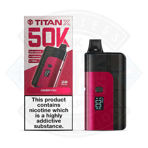 Titan X 50K Limited Edition Starter Kit - Blue Raspberry - Flawless Vape Shop