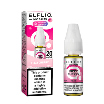 Elf Bar ELFLIQ Fizzy Cherry Nic Salt 10ml - 5mg - Flawless Vape Shop