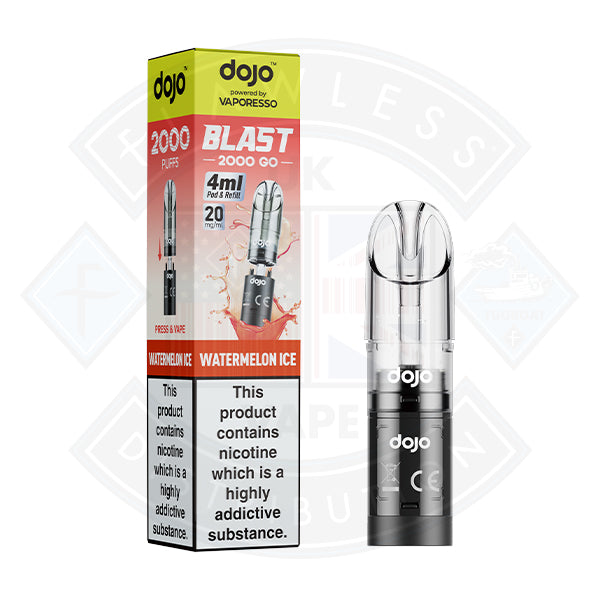 Vaporesso  DOJO BLAST 2000 GO Transparent POD (20mg)