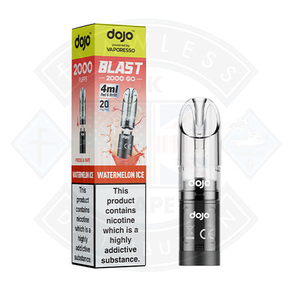 Vaporesso  DOJO BLAST 2000 GO Transparent POD (20mg)