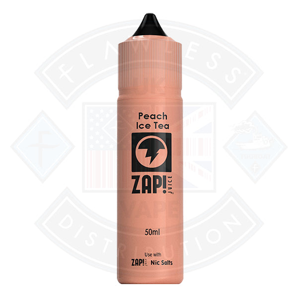 Zap! Peach Iced Tea 50ml 0mg Shortfill E-Liquid