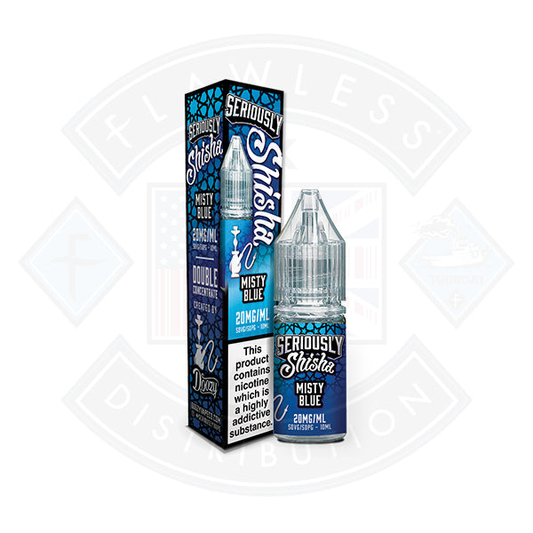 Doozy Vape Seriously Shisha Salt Misty Blue 10ml - 10mg - Flawless Vape Shop