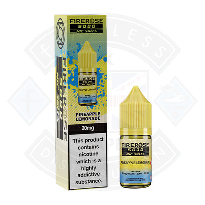 Firerose 5000 Pineapple Lemonade Nic Salt 10ml by Elux - 10mg - Flawless Vape Shop