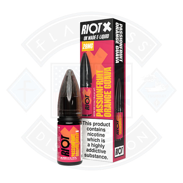 Riot X Salt  10ml Passionfruit Orange Guava