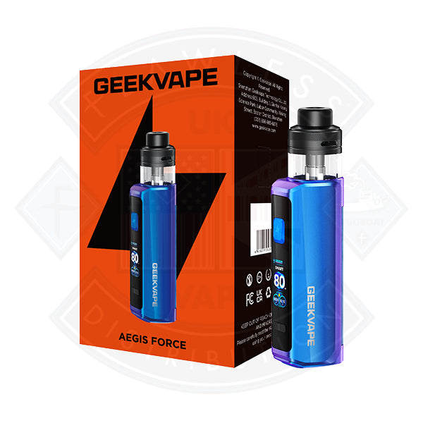 Geek Vape Aegis Force Vape Kit - Carbon Black - Flawless Vape shop