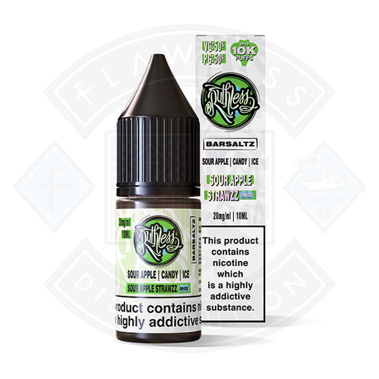 Ruthless Bar Saltz  Salt Sour Apple Strawzz on Ice 10ml