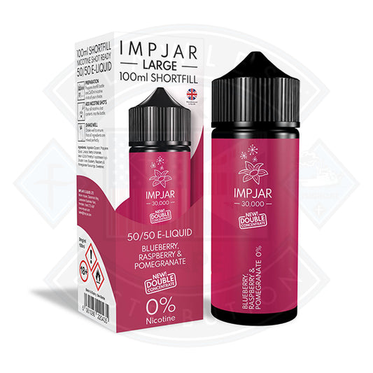 IMP JAR Large - Blueberry Raspberry & Pomegranate 100ml Shortfill