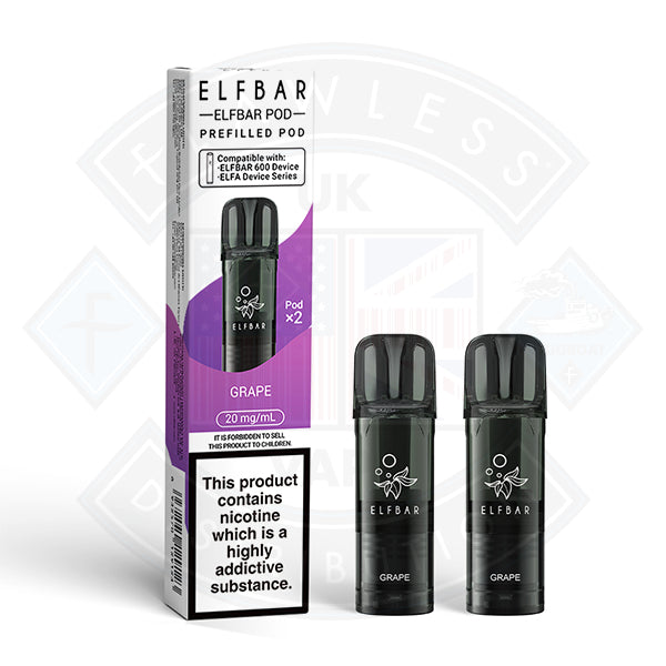 Elf Bar 600 Prefilled Pod 2ml 20mg