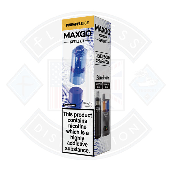 RELX MaxGo 12K and 33K Prefilled Pod