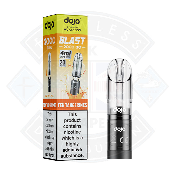 Vaporesso  DOJO BLAST 2000 GO Transparent POD (20mg)