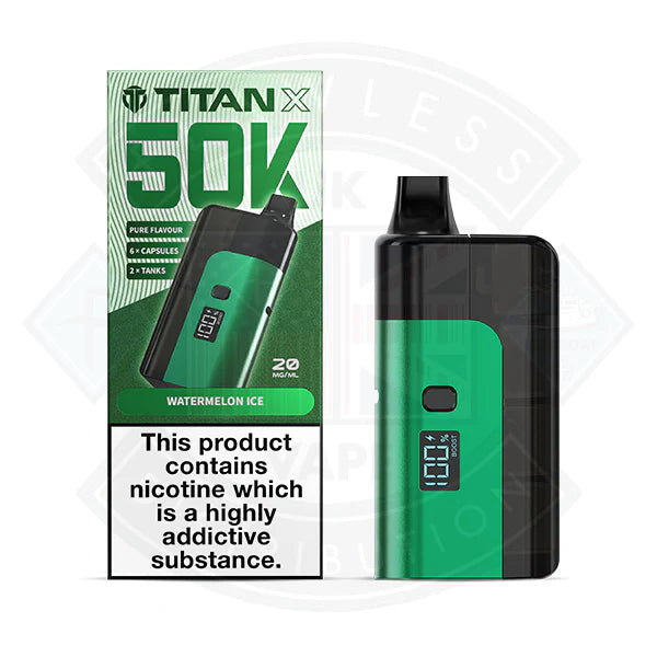 Titan X 50K Limited Edition Starter Kit - Blue Raspberry - Flawless Vape Shop