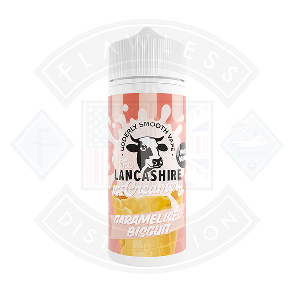 The Lancashire Creamery – Caramelised Biscuit 100ml Shortfill - Flawless Vape Shop