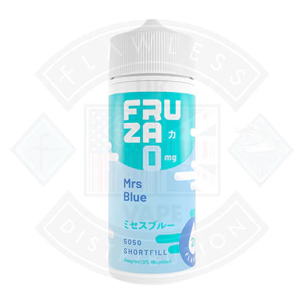 Fruza Mrs Blue 50/50 0mg 100ml Shortfill