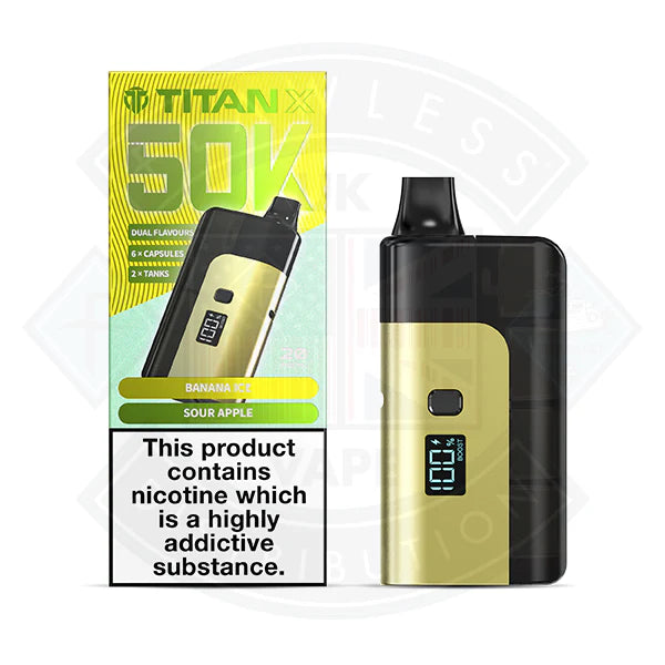 Titan X 50K Limited Edition Starter Kit - Blue Raspberry - Flawless Vape Shop