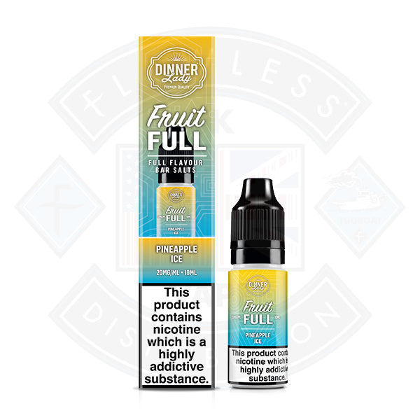 Dinner Lady Fruit Full Pineapple Ice 10ml - 5mg - Flawless Vape Shop