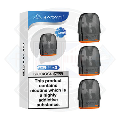 Hayati Quokka Replacement Pods 3pcs - 2ml 0.8ohm - Flawless Vape Shop