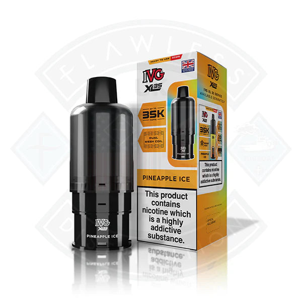 IVG XL35 Prefilled Pods - Green Apple - Flawless Vape Shop