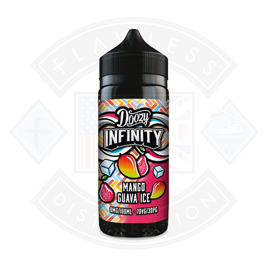 Doozy Vape Infinity 70/30 0mg 100ml Shortfill Mango Guava Ice