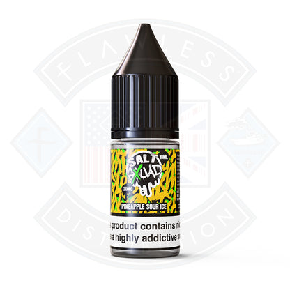 Salt Squad Nic Salt  10ml  Pineapple Sour ice