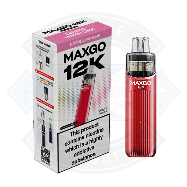RELX MaxGo Pro 12k Prefilled Vape Kit - Green Lemon Lime - Flawless Vape Shop