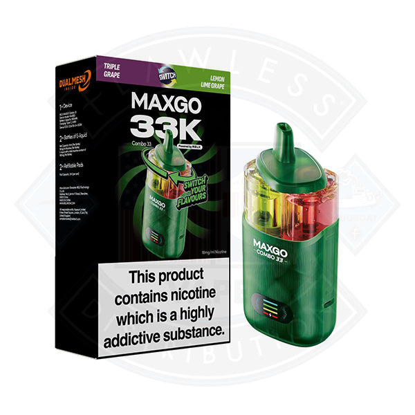 RELX Maxgo Combo 33K Prefilled Vape Kit