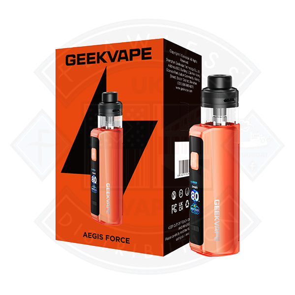 Geek Vape Aegis Force Vape Kit - Carbon Black - Flawless Vape shop