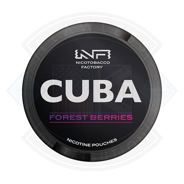 CUBA Black Nicotine Pouch - 43mg / Banana Hit - Flawless Vape Shop