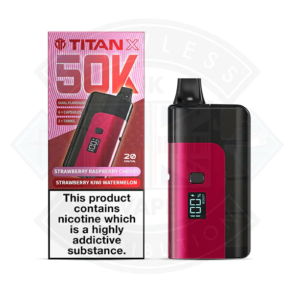 Titan X 50K Limited Edition Starter Kit - Blue Raspberry - Flawless Vape Shop