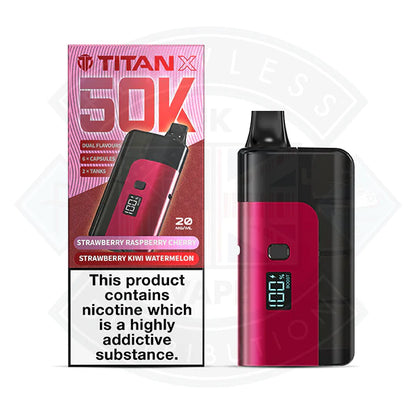 Titan X 50K Limited Edition Starter Kit - Blue Raspberry - Flawless Vape Shop
