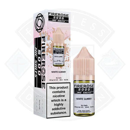 Firerose 5000 White Gummy Nic Salt 10ml by Elux