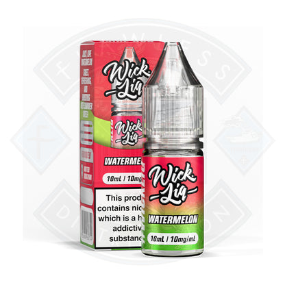 Wick Liquor Watermelon Nic Salt E-Liquid 10ml - 5mg - Flawless Vape Shop
