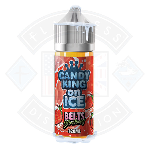 Candy King Belts Strawberry Ice E liquid 100ml Short fill