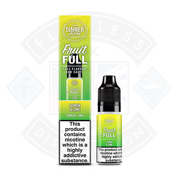 Dinner Lady Fruit Full Lemon & Lime 10ml - 5mg - Flawless Vape Shop