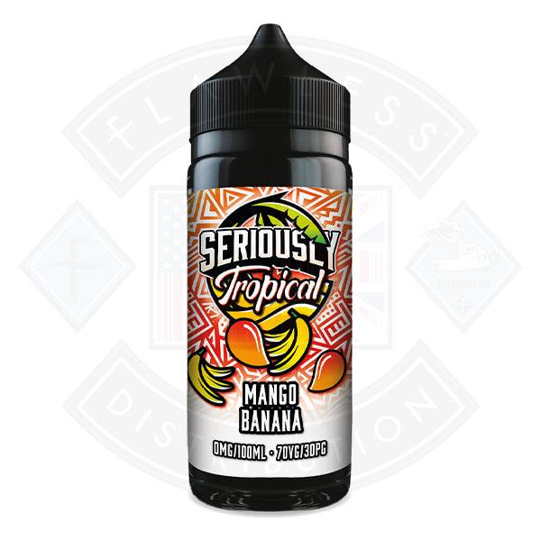 Doozy Vape Seriously Tropical - Mango Banana 0mg 100ml Shortfill - Flawless Vape Shop