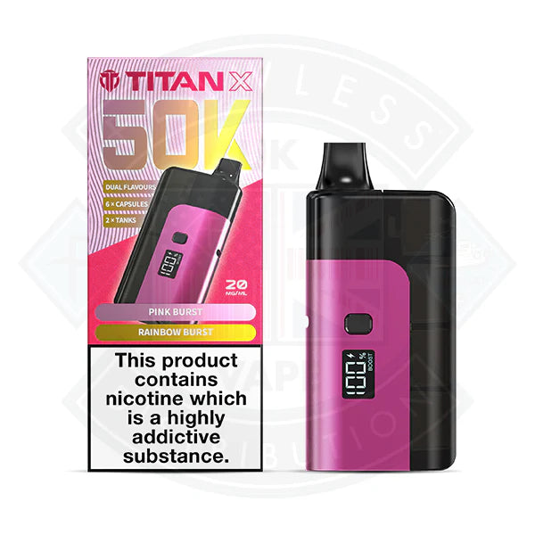 Titan X 50K Limited Edition Starter Kit - Blue Raspberry - Flawless Vape Shop
