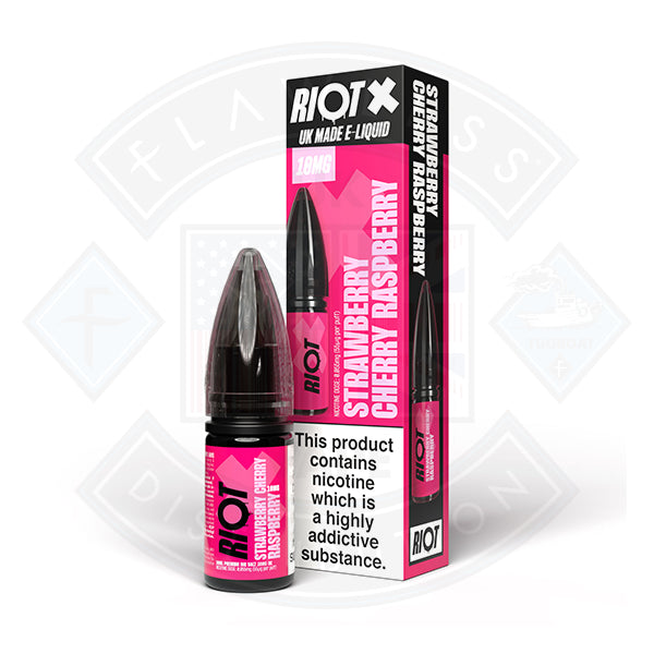 Riot X Salt  10ml Strawberry Cherry Raspberry