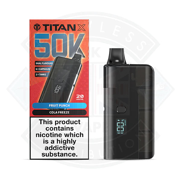 Titan X 50K Limited Edition Starter Kit - Blue Raspberry - Flawless Vape Shop