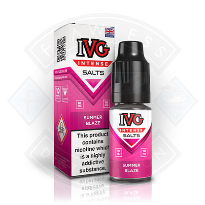 IVG Intense Nic Salts Summer Blaze 10ml - 20mg - Flawless Vape Shop