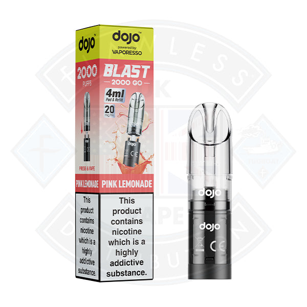 Vaporesso  DOJO BLAST 2000 GO Transparent POD (20mg)