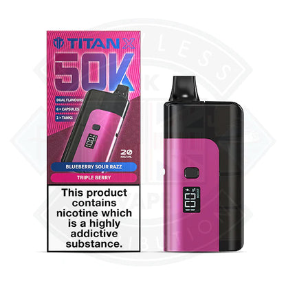 Titan X 50K Limited Edition Starter Kit - Blue Raspberry - Flawless Vape Shop