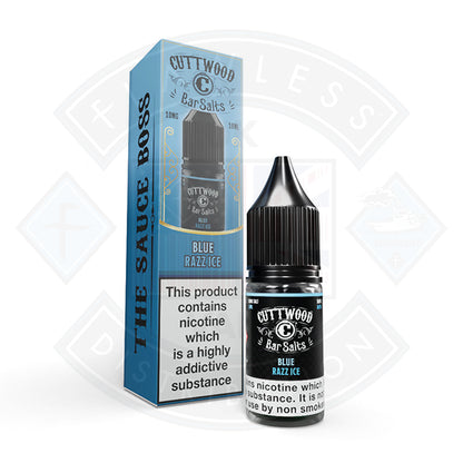 Cuttwood Bar Salt Blue Razz Ice 10ml - 20mg - Flawless Vape Shop